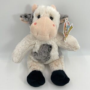 Teddy Mountain Bessie Mae Moo-Cho the Cow Plush 8”